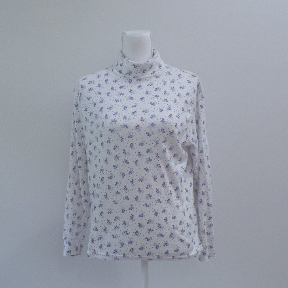 Christmas turtleneck shirt with snowmen